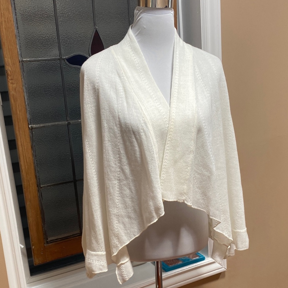 Charming Charlie Cream Cardigan Sweater